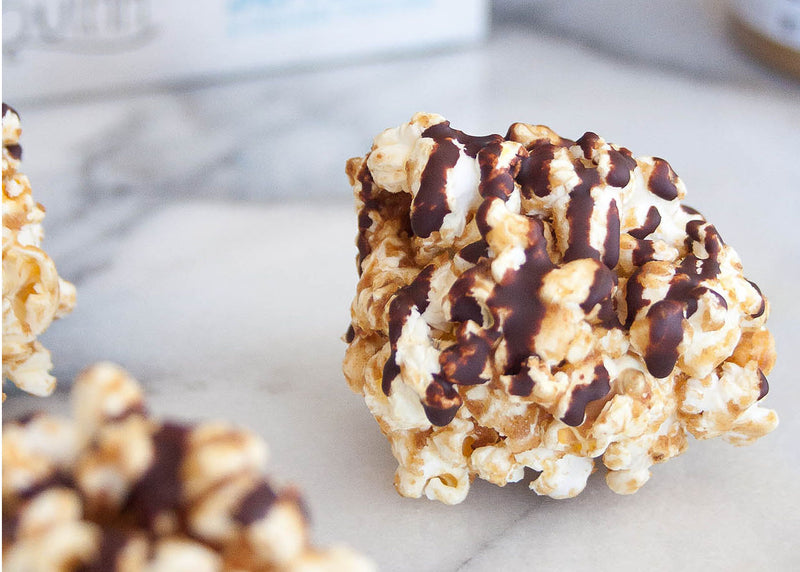 4 Ingredient Healthy Popcorn Balls