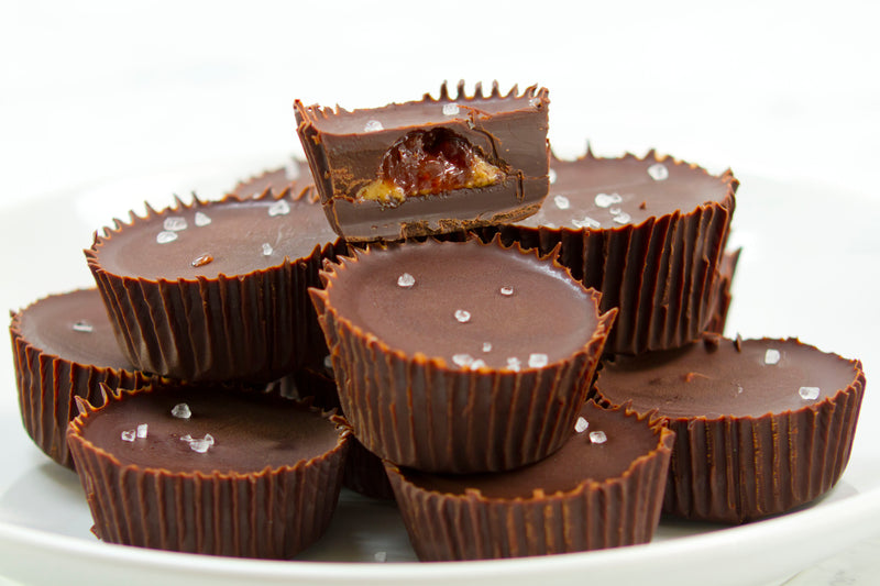 Low-Sugar, Paleo Almond Butter Jelly Cups