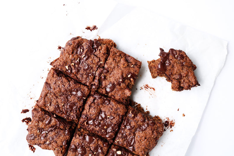 Salted Almond Chocolate Chip Blondies