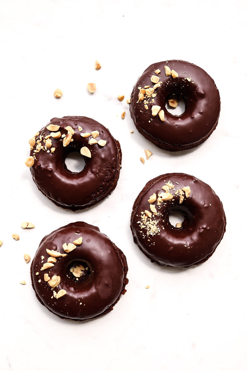 Chocolate Peanut Butter Donuts