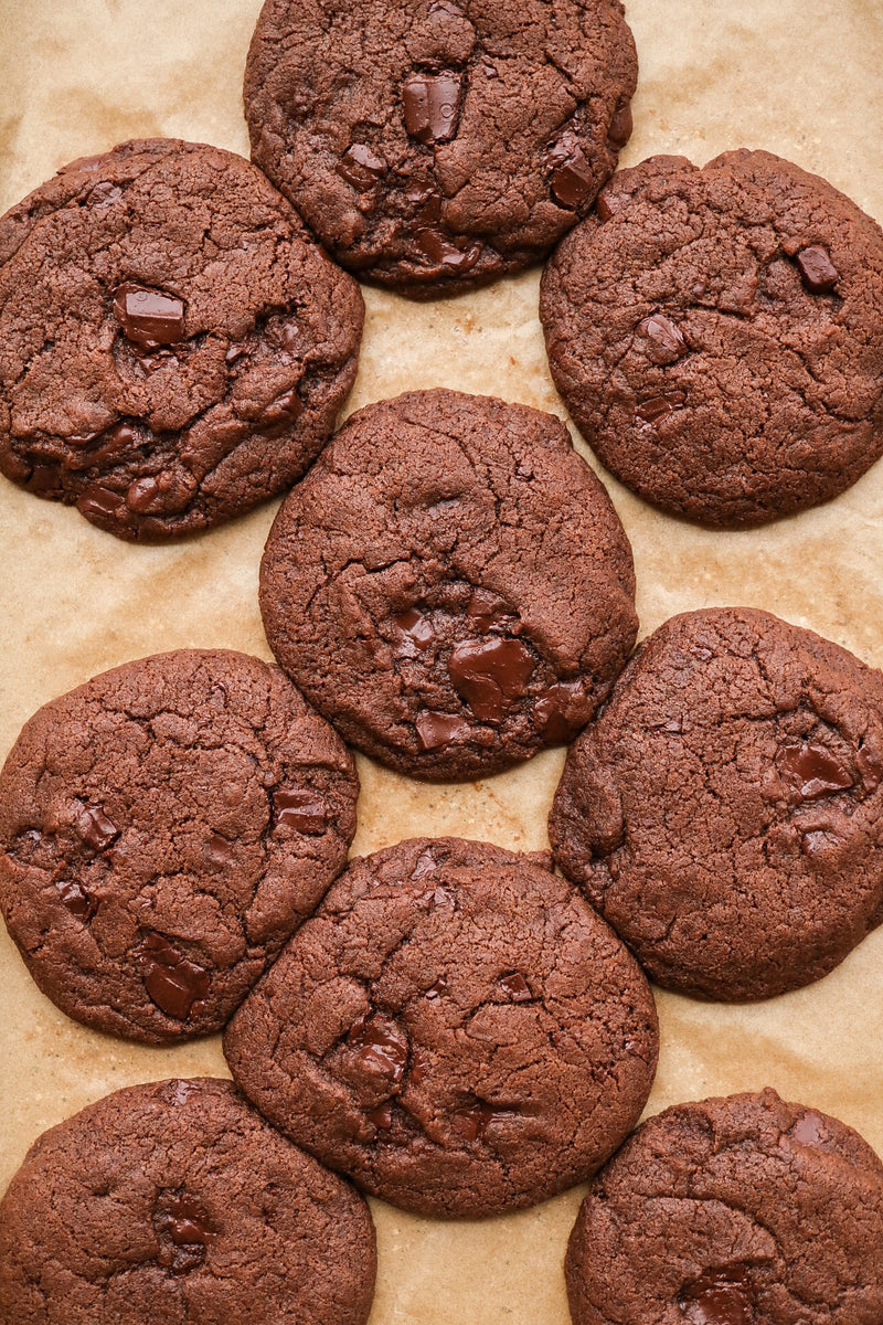 Double Chocolate Mint Cookies