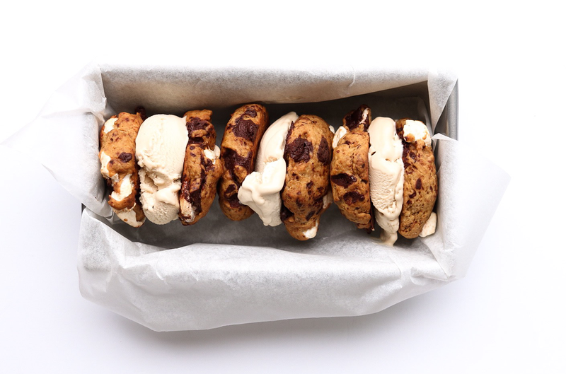 Vegan S'more Cookie Ice Cream Sandwiches