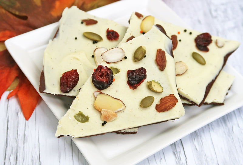 Pumpkin Spice Latte Chocolate Bark