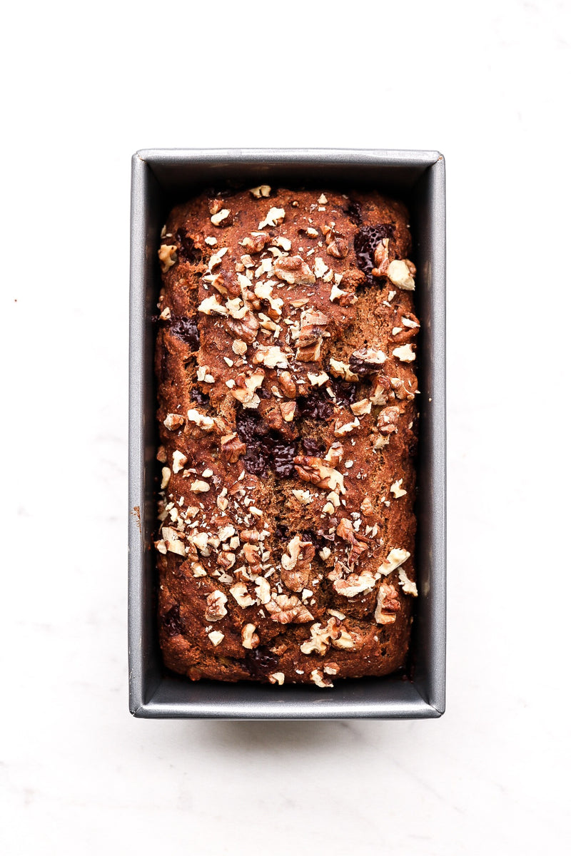 Chocolate Chunk Walnut Banana Bread