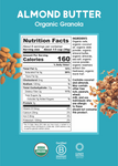 Almond Butter Organic Granola nutritional facts details