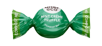 mint dark chocolate truffle